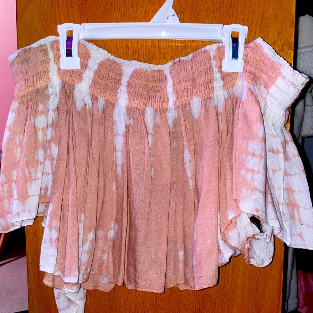 Forever 21 Off the Shoulder Cropped Top